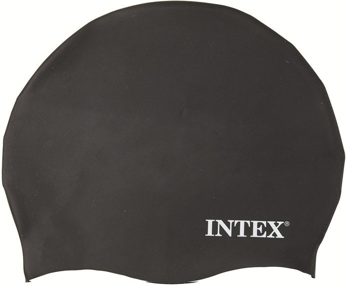 Intex Siliconen Zwemcap-Zwart