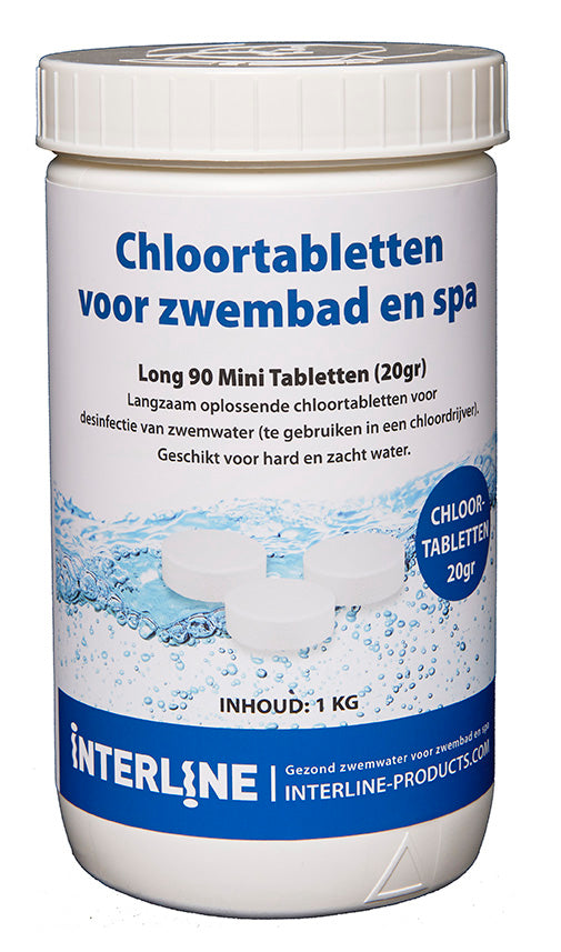 Interline Chloortabletten - Long90 20Gram/1Kg