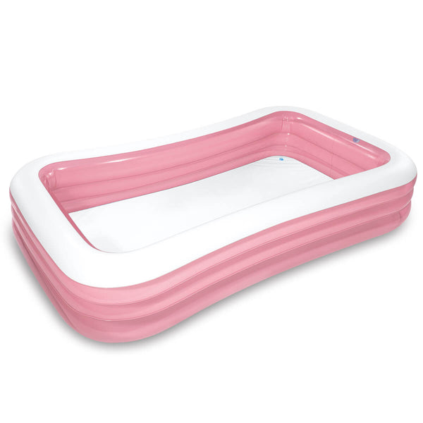 Huismerk Opblaasbaar Zwembad Family Pool - Roze 305x183x56cm